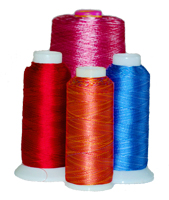 Variegated embroidery thread