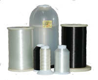 Monofilament thread available in small spools and canister refills