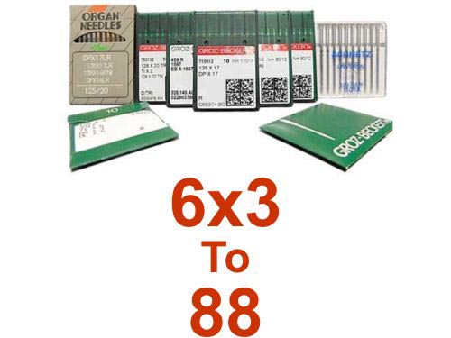 Needle Systems 6x3 To 88