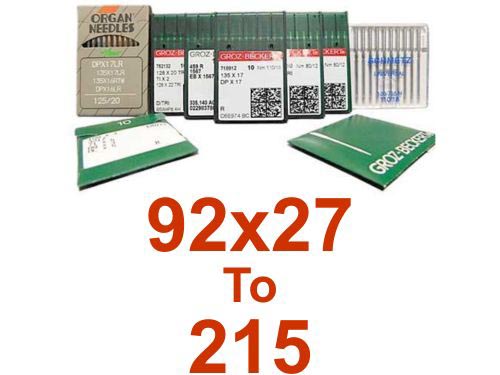 Needle Systems 92x27 To 215