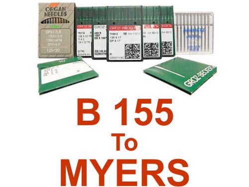 Needle Systems B 155 To MYERS