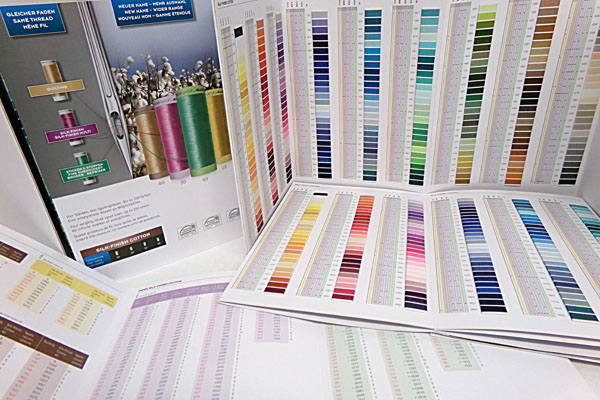 Mettler Silk-Finish Cotton Color Card