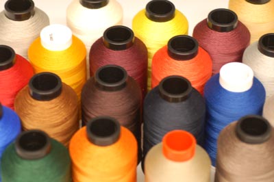 Mixed Nylon Thread Colors