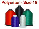 polyester thread size15
