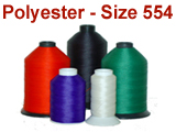 Polyester Thread - Size 554 / Tex 600 / Govt. 8-Cord