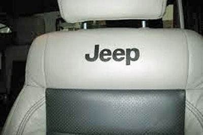 embroidered car seat