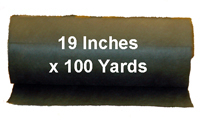 Stabilizer - Cutaway - Style 9925 - Black - 2.5 Oz - 19 In x 100 Yd Roll - Drop Ship