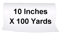 Stabilizer / Topping - Water Soluble - White - 10 In x 110 Yd Roll - Drop Ship