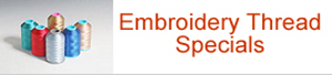 embroidery thread specials