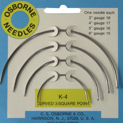 Curved Square Point Needle Kit