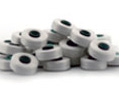 Bobbins - Style M - Size 16 - White (Magna-Glide) - Polyester - Sideless - 10 Pack