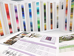 Mettle Silk-Finish Cotton Thread Color Card Mettler Silk-Finish Cotton Color Card