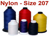 size 207 nylon thread