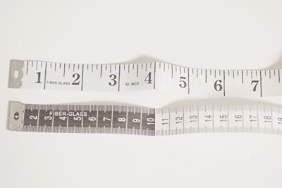 White And Black Tape Measure